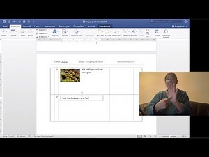 Word 2016 Textfeld Text formatieren und bewegen (DGS Explain)