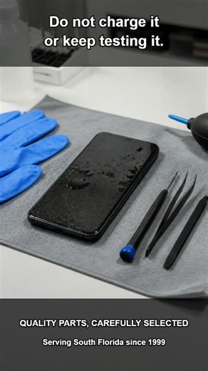 Device Got Wet? Avoid These Mistakes