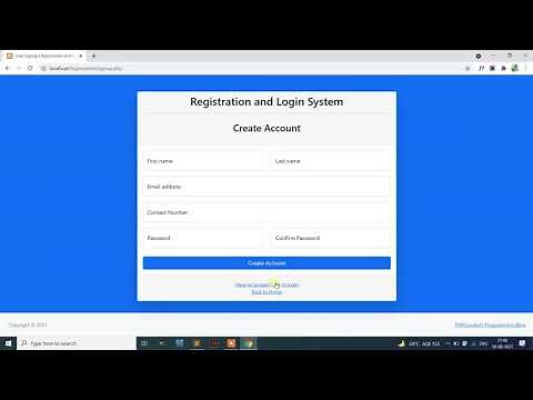 User Registration & Login With Admin Panel V2 Last Updated 15 Jan 2025 | PHPGurukul