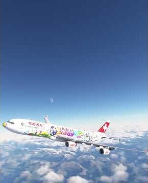 Swiss International Airlines A340-300 San Francsico livery #msfs2020 #airplane #swiss