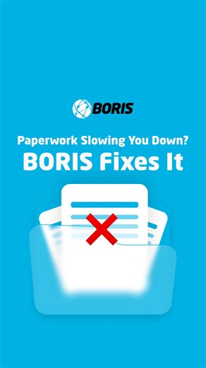 Boris Software on Instagram: "𝐒𝐭𝐢𝐥𝐥 𝐫𝐮𝐧𝐧𝐢𝐧𝐠 𝐲𝐨𝐮𝐫 𝐛𝐮𝐬𝐢𝐧𝐞𝐬𝐬 𝐨𝐧 𝐩𝐚𝐩𝐞𝐫𝐰𝐨𝐫𝐤? Paper forms, manual updates, and scattered information slow teams down and cost hours every week. Important data gets lost between site and office, and managers are left chasing clarity. BORIS replaces paperwork with one simple digital system. Capture data on site, track jobs, people, assets, and compliance in real time — all from one place. Less admin. More control. Smarter operations. 👉 