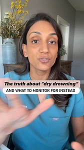SAVE AND SHARE THIS TO SPREAD CORRECT TERMINOLOGY ABOUT DROWNING. HINT: Dry drowning isn’t a real diagnosis. Do you find yourself holding your breath every time your kid coughs after a splash or gulps pool water? You’re not alone, and I get it. Those viral stories about kids “dying in their sleep after swimming” stick with us. But here’s the thing: “Dry drowning” isn’t a real diagnosis. It’s not a term we use in pediatrics or emergency medicine, and it’s not how the human body works. If your chi