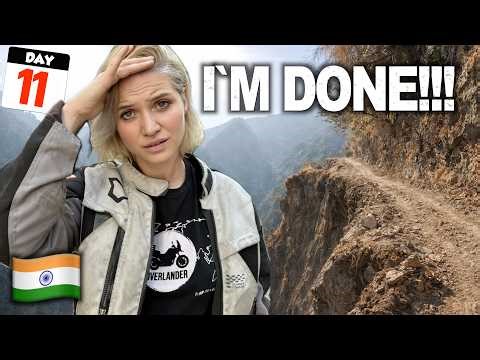 11🇮🇳 This Road in India Pushed Her to the Limit 😱