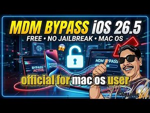 MDM Bypass iOS/iPadOS 26.5 FREE 2026 😱 No Jailbreak! Mac OS Method 100% Working