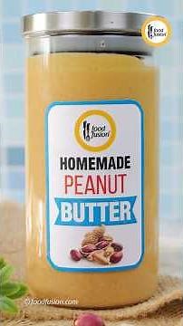 Homemade Peanut Butter Recipe by Food Fusion