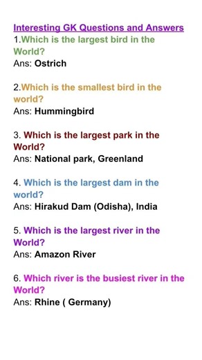 #interesting gk questions and answers #basic knowledge #shorts