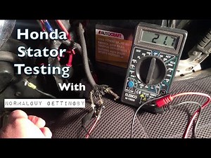 Testing a stator with real results. Help, Motorcycle MD and experts! Honda Shadow