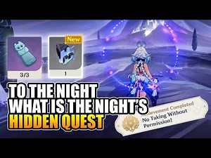 3 Courier's Trial Keystone Location To The Night What Is The Night's Hidden Quest Genshin Impact 5.0