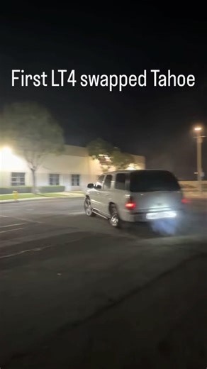 LT4 swapped Tahoe #lt4 #swap #engine #tahoe #chevrolet #fast #viral #donuts #morales #performance
