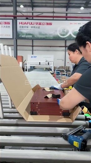 Automated Cabinet Packaging Process | Baodao Packing & Shipping System