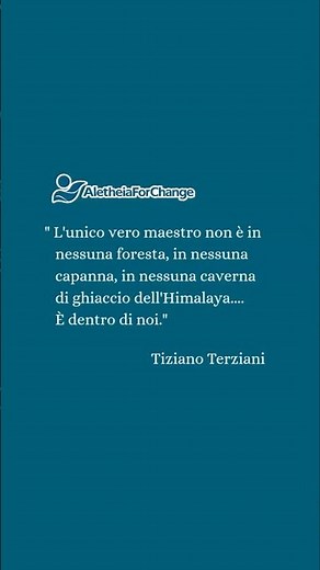 Tiziano Terzani #aforismi #tendenza