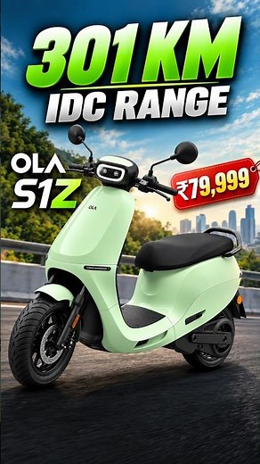 Ola S1Z 301 KM Range 😱 | $950 Electric Scooter! #shorts #youtubeshorts