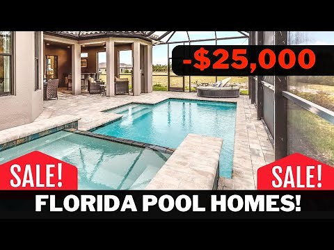 Inside 3 Florida Pool Homes Selling For Under $400,000 In 2024!! Are They Worth The Price!?