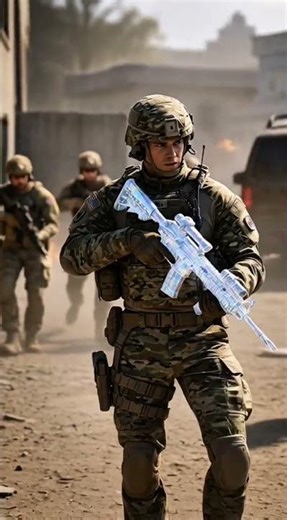 Cloaked Rifle in Action – US Army Stealth Soldier | Future Combat Scene