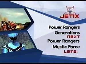 Jetix Next Bumpers (ABC Family Power Rangers S.P.D. To More Jetix And PRG To PRMF) (2005 And 2006)