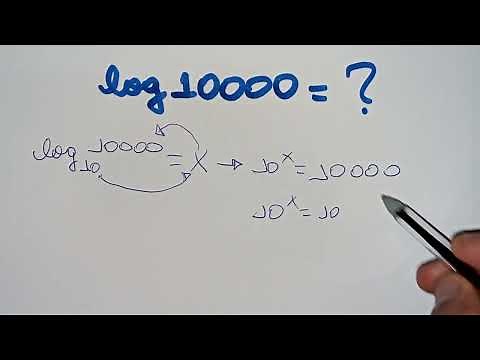 Log 10000 - Logaritmo - Como resolver?