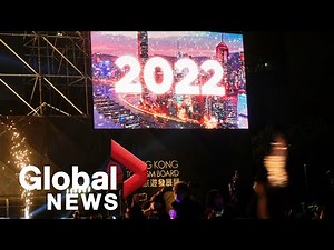 New Year's 2022: Hong Kong skyline lights up with fireworks as orchestra performs