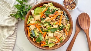 Silken tofu and soba noodle salad recipe