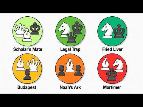 Deadly Chess Opening Traps Explained in 7 Minutes