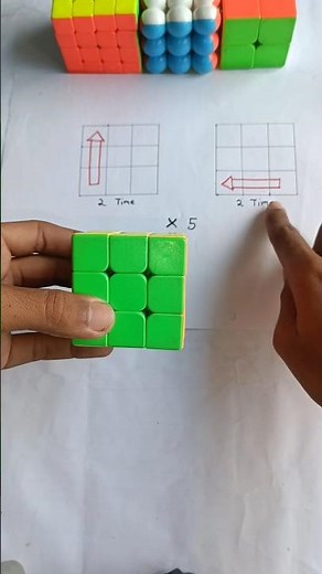Learn the Magic of 3x3 Cube ✨ | Easy Solve for Beginners! #shorts