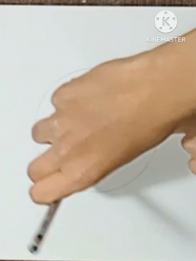 How to draw donut drawing