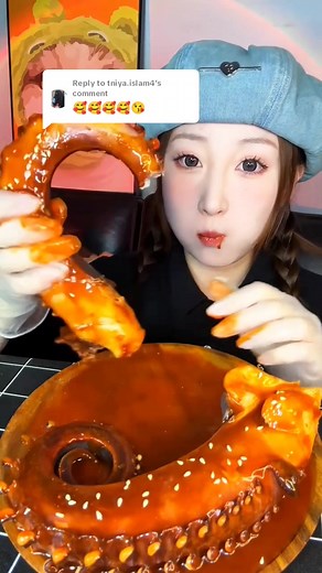 Sizzling Spicy Octopus ASMR TikTok Video