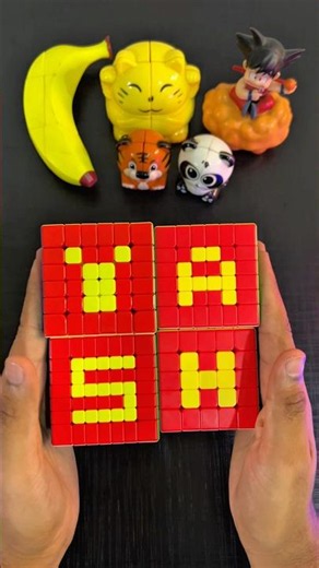 I Wrote "YASH" on Rubik's Cubes! ✍️🧩