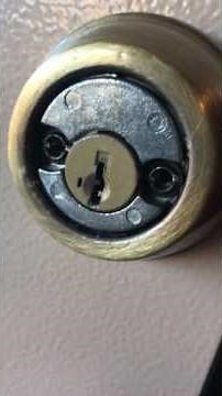 How to remove Kwikset Double Cylinder Deadbolt Lock
