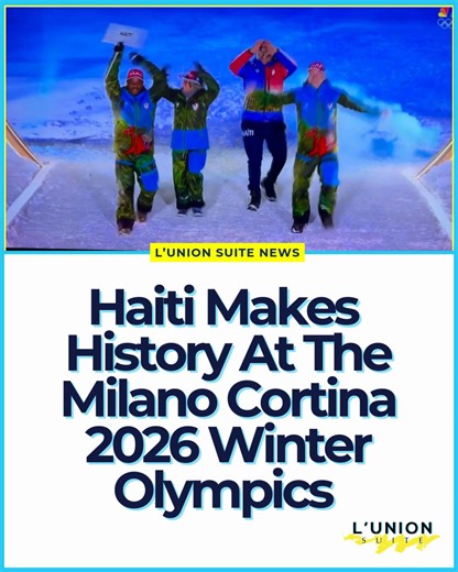 On February 6, the athletes of Team Haiti proudly marched during the opening ceremony of the Milano Cortina 2026 #WinterOlympic Games. This marked a historic milestone for #Haiti, which is represented by two athletes at the Winter Olympics for the first time: alpine skier Richardson Viano (who previously debuted at the Beijing 2022 Games) and cross-country skier Stevenson Savart, the first Haitian ever to compete in Olympic cross-country skiing.⁠ 🇭🇹🎿🇭🇹 ⁠ The opening ceremony featured a uniq