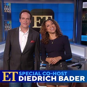 Your Friday just got even better. It's a 'Drew Carey Show' reunion as the hilarious Diedrich Bader co-hosts tonight's 💥 dynamite 💥 ET! | Entertainment Tonight