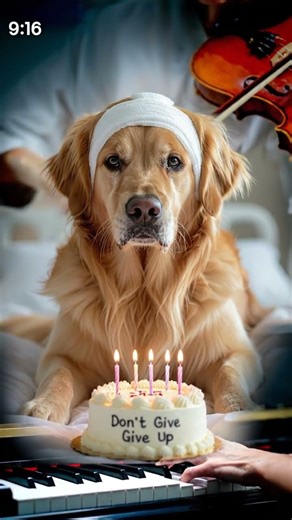 Golden Retriever - Don’t Give Up, Fighter 🎂🐕