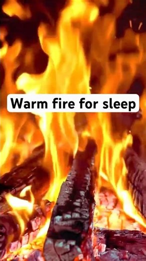 Warm Fire Sleep 🔥 Crackling Fireplace Sounds for Relaxing Night