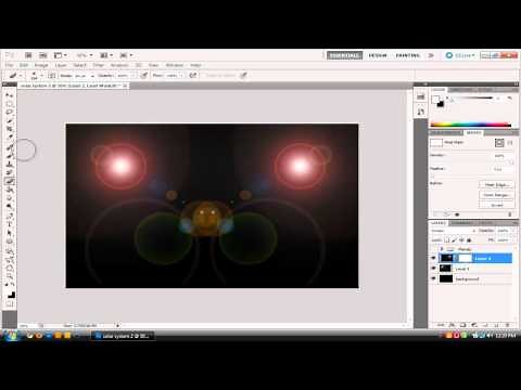How to make a solar system in photoshop.