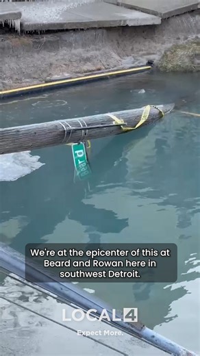 307K views · 4.1K reactions | Cleanup has begun after the worst water main break in Detroit's history | WDIV Local 4 / ClickOnDetroit | Facebook