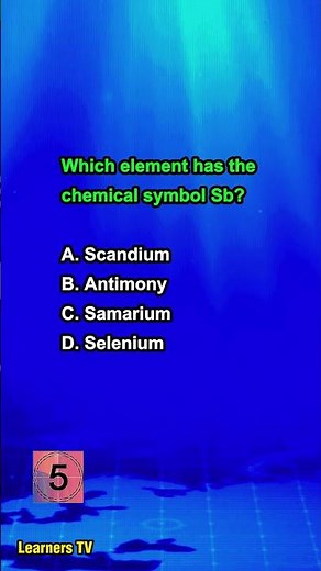 Which element has the chemical symbol Sb?