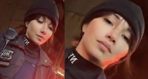 She's Pretty: Man Tries To Flirt With An NYPD Officer, And She Starts Blushing!