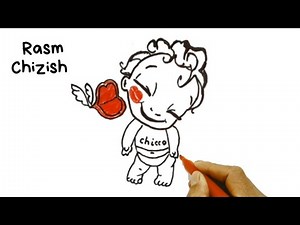 Rasm chizish | Chaqaloq rasmini chizish|как нарисовать милый младенец|Сурет салу|Сурет салуды үйрену