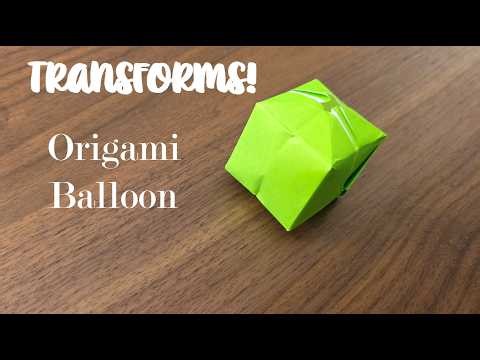 How to Make an Origami Balloon | Easy Paper Balloon | Step-by-Step Tutorial for Beginners