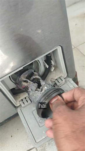 LG front load washing machine drain cleaning