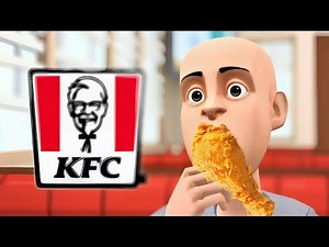 classic caillou misbehaves at KFC/ poops his pants/ grounded S7EP5