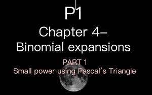 A level—P1—Binomial expansion part1