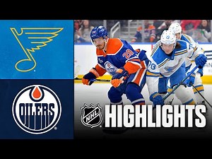 Blues vs. Oilers | NHL Highlights | January 18, 2026