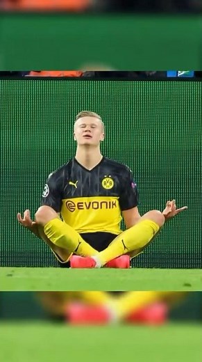 Haaland Celebration Zen goal- Must See! ⚽🧘‍♂️ #Shorts