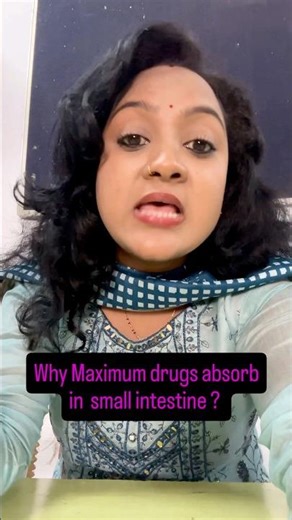Why 90% Drugs Absorb in Small Intestine? 😳 Even Acidic Ones!