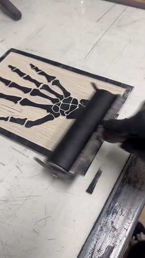 Lino print from today #lino #linoprintprocess #art #printmaking @Kunstskolen i Stavanger