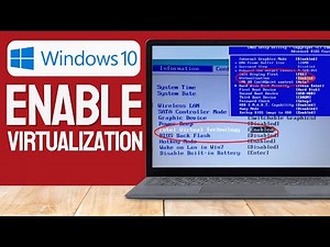 How to enable virtualization in windows 10 (Step by Step Tutorial 2024)
