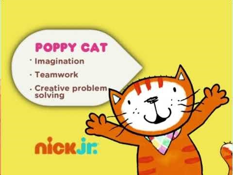 Poppy Cat Nick Jr. Curriculum Board (Early 2012- Fall 2012)