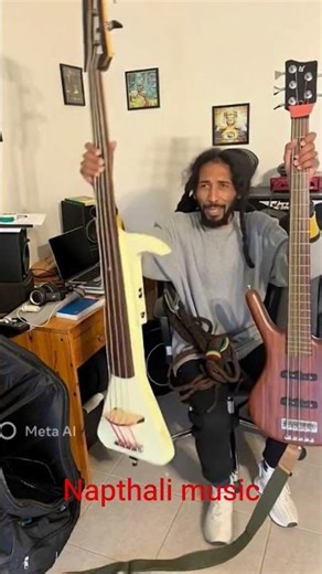 Which bass should I use today? #bassguitarist #music #shorts - Napthali music