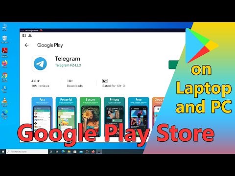 How to Use google play store on Laptop or PC windows (7, 10 , 11) / Run Android Apps and Games