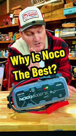 This is why NOCO is the best. The GBX155 delivers real 4250A starting power to fire up dead batteries in trucks, diesels, farm equipment, and heavy machinery. It’s spark-proof, mistake-proof, insanely rugged, and trusted by mechanics and fleets who can’t afford failures. This isn’t a gadget — it’s professional-grade power. #TruckinToby #NOCO #TruckTok #Mechanic #Trucker @noco